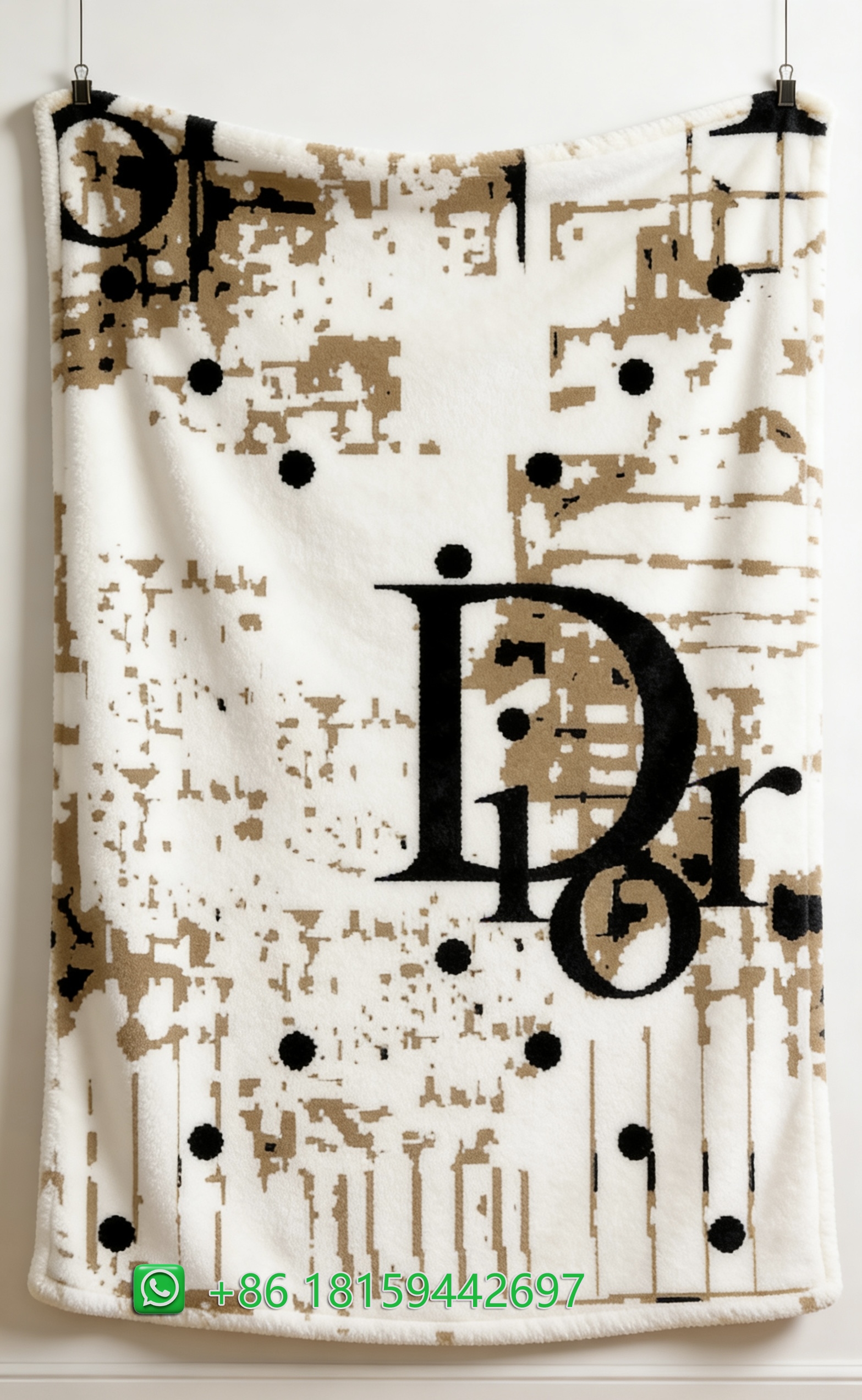 Dior Throw Blankets